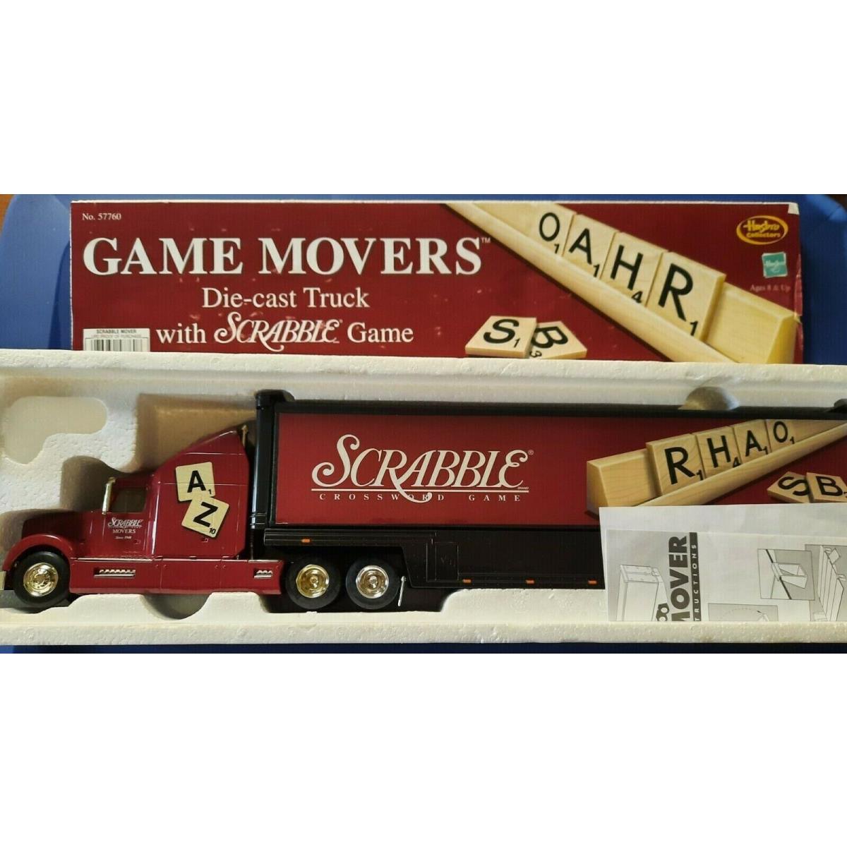 Hasbro Collectors Game Movers Die-cast Truck with Scrabble Game 57760