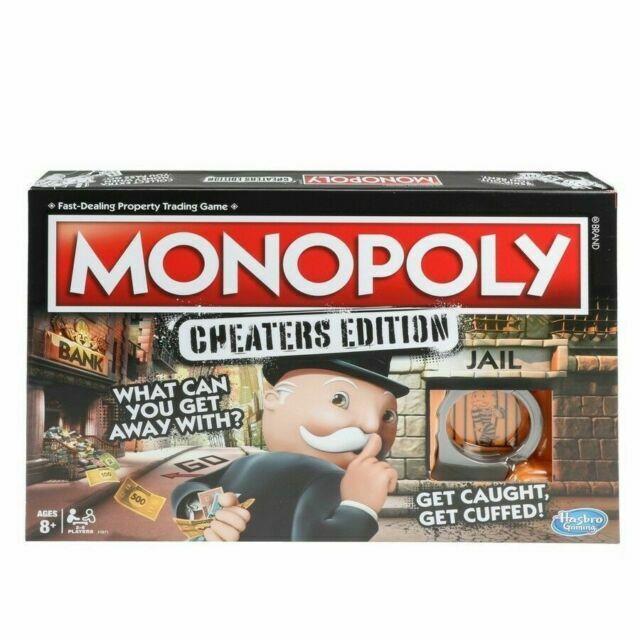 Hasbro Monopoly Game: Cheaters Edition Board Game E1871