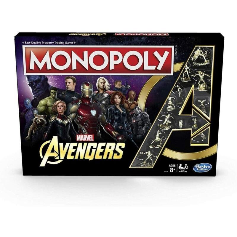 Hasbro Gaming Monopoly Marvel Avengers Dealing Property Trading Board Game