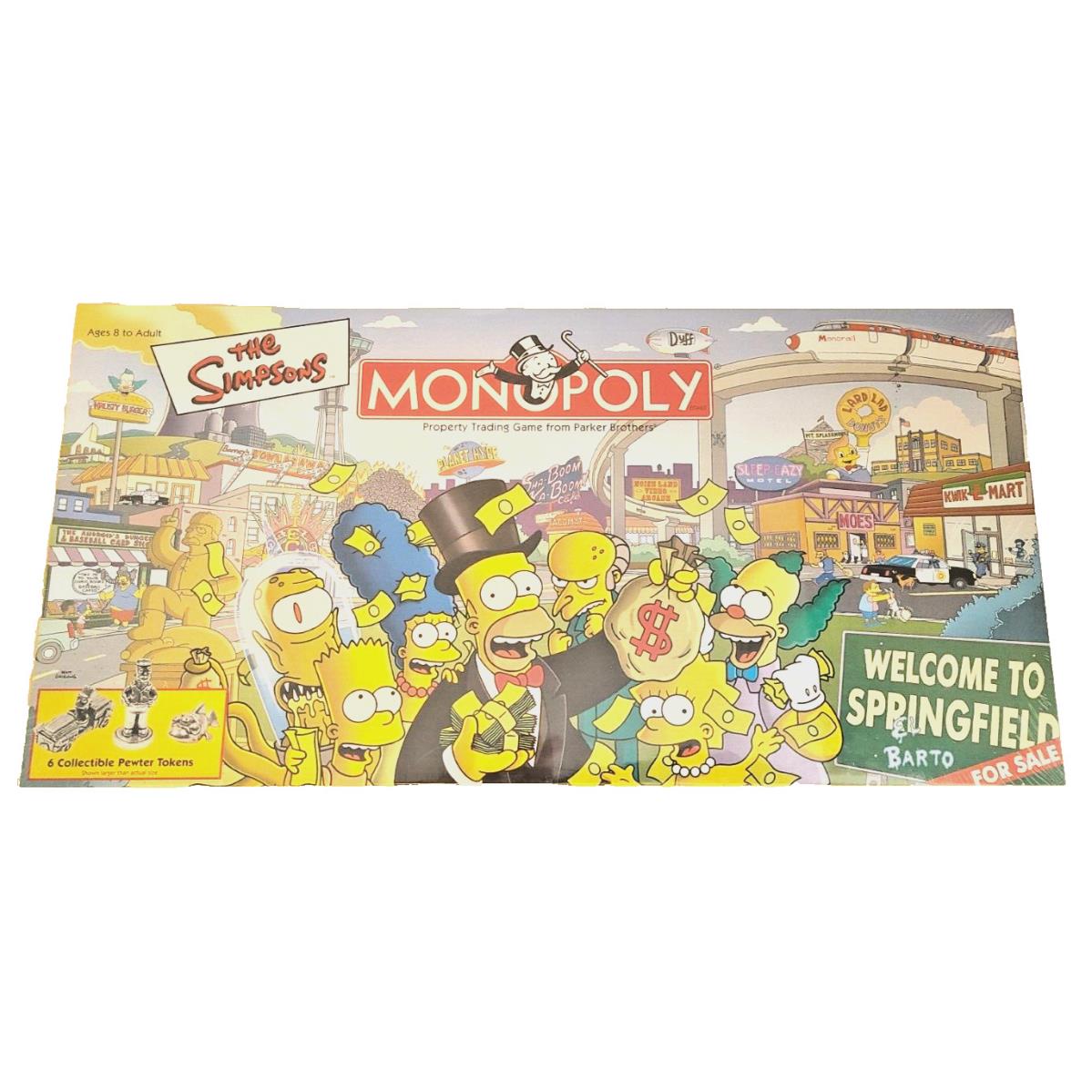 Hasbro Monopoly The Simpsons Edition Board Game - MN006-025