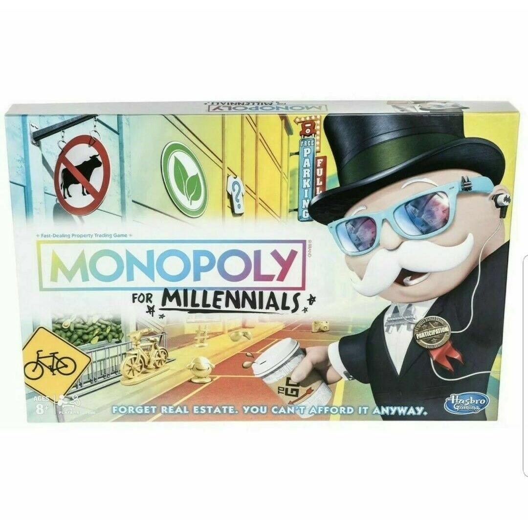 Monopoly Millenium Edition Millennials Millennial Hasbro