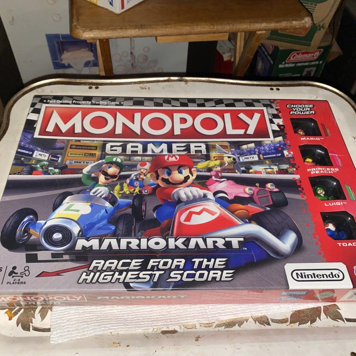 Nintendo Mario Kart Gamer Monopoly Family Board Game