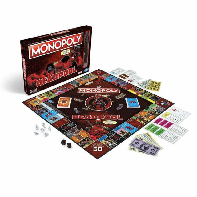 Hasbro Monopoly Game: Marvel Deadpool Edition