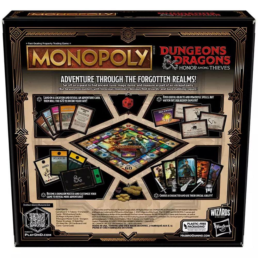 Hasbro Monopoly Dungeons Dragons Honour Among Thieves Board Game