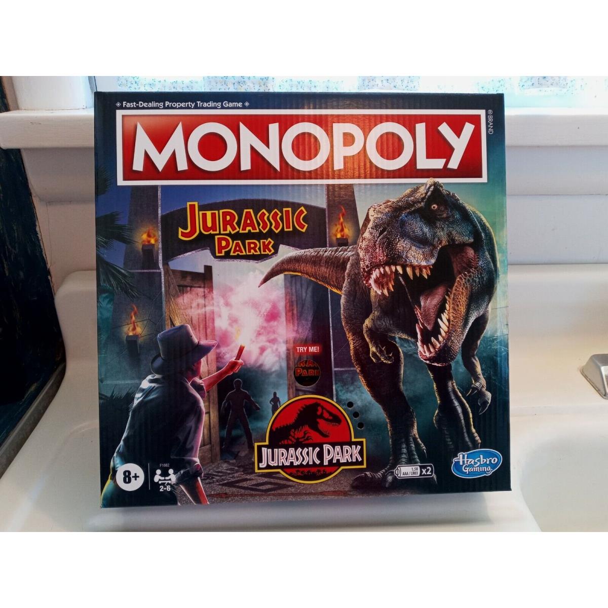 Hasbro Gaming Monopoly: Jurassic Park Edition Board Game Ships Fast