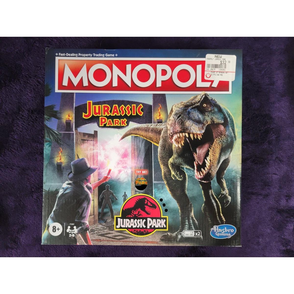 Jurassic Park Edition Monopoly