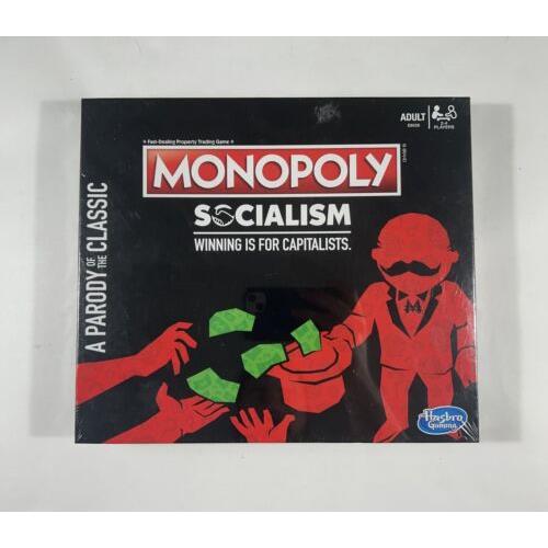 Hasbro Monopoly Socialism Parody Board Game Parker Brothers