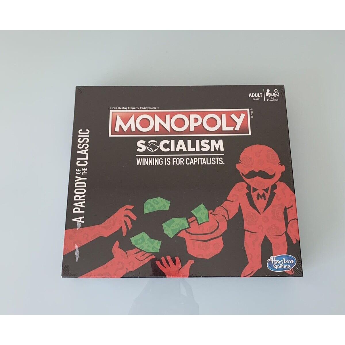 Hasbro Monopoly Socialism Parody Board Game E8029