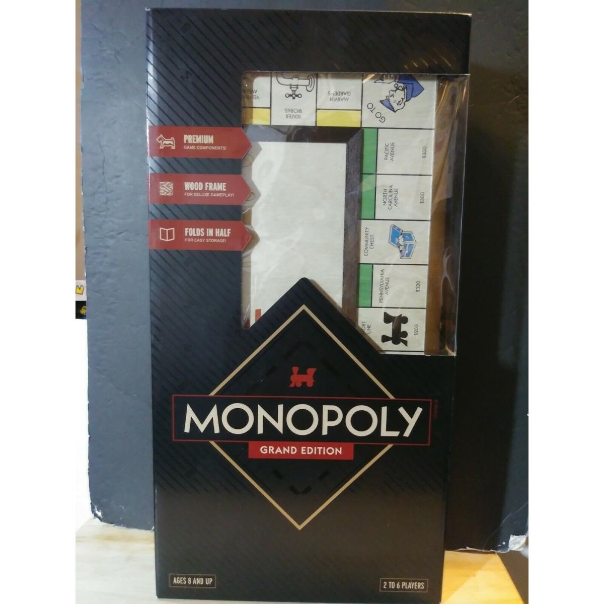 Hasbro Grand Edition Wooden Frame Monopoly