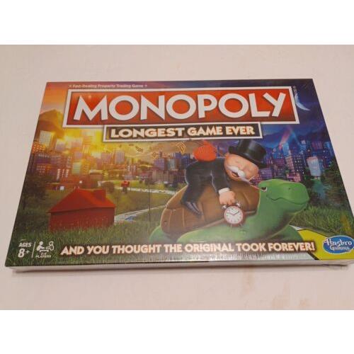 Hasbro Monopoly Longest Game Ever Exclusive Board Game 2019