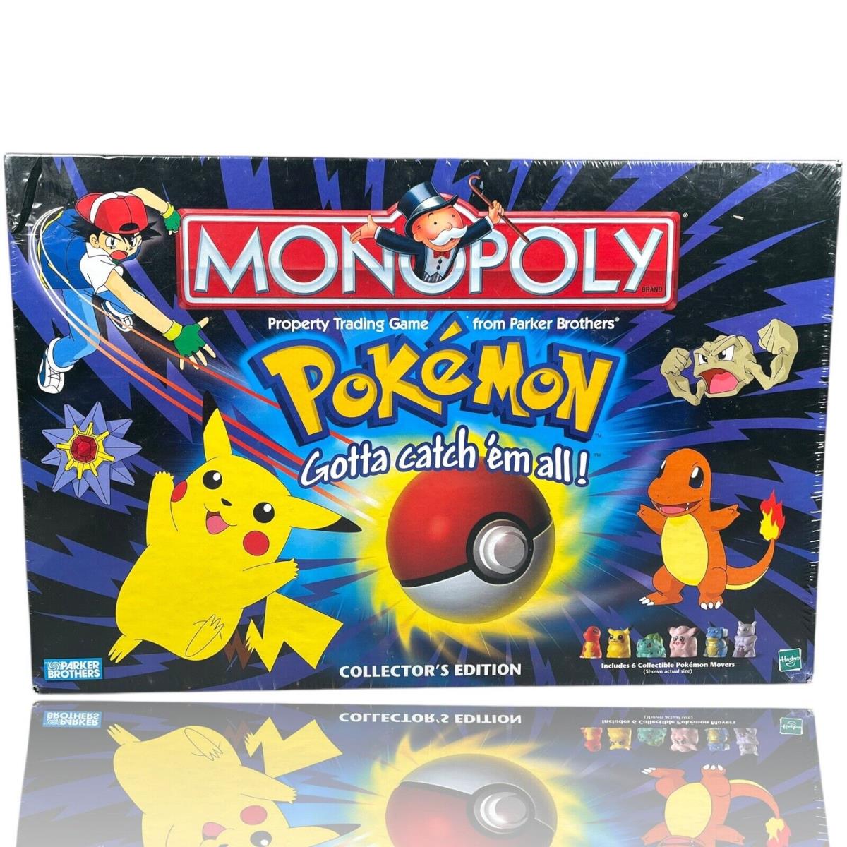 Vintage 1999 Hasbro Pokemon Collector`s Edition Monopoly Board Game-new/sealed