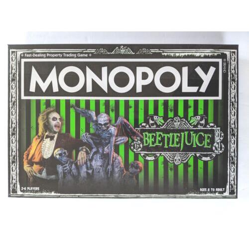 Beetlejuice Monopoly Game New/sealed Limited Edition Made In Usa Ships Next Day