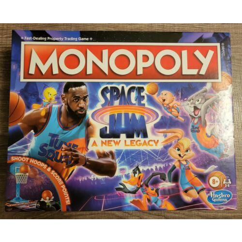 Space Jam A Legacy Monopoly Board Game Edition 2021 Lebron James Looney