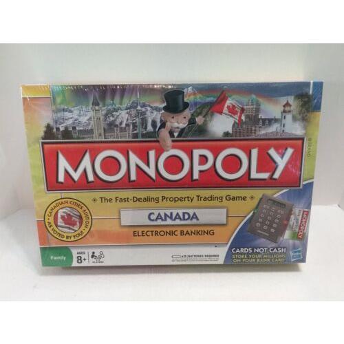 Monopoly Canada Electronic Banking Edition - Canadian Cities