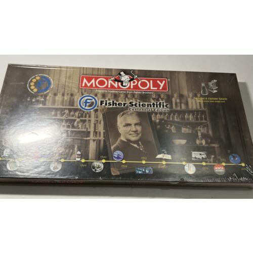 Hasbro Monopoly Fisher Scientific Collectors Edition Board Game Rare