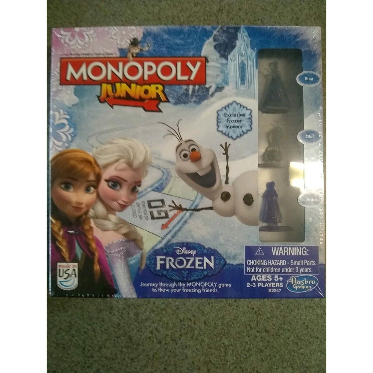 Monopoly Junior Disney Frozen Collectible Board Game Hasbro