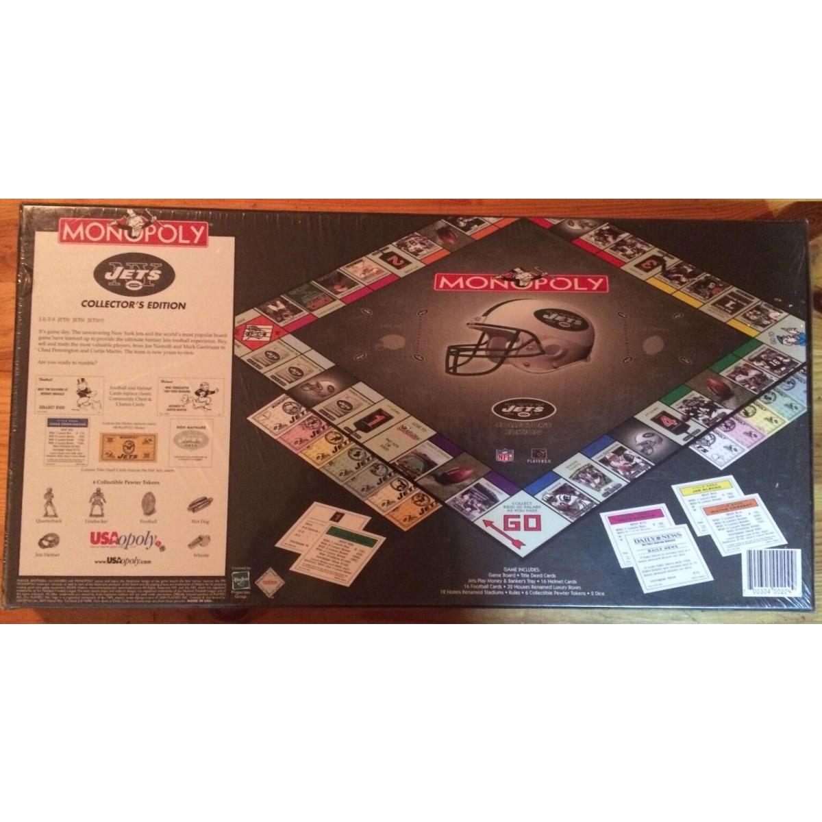 York Jets Monopoly Collector`s Edition