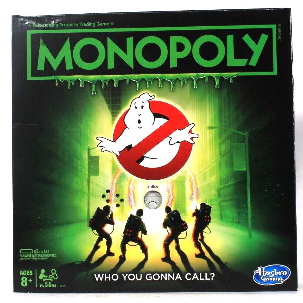 Hasbro Gaming Monopoly Ghostbusters Property Trading Game 2 To 6 Player Age 8 Up