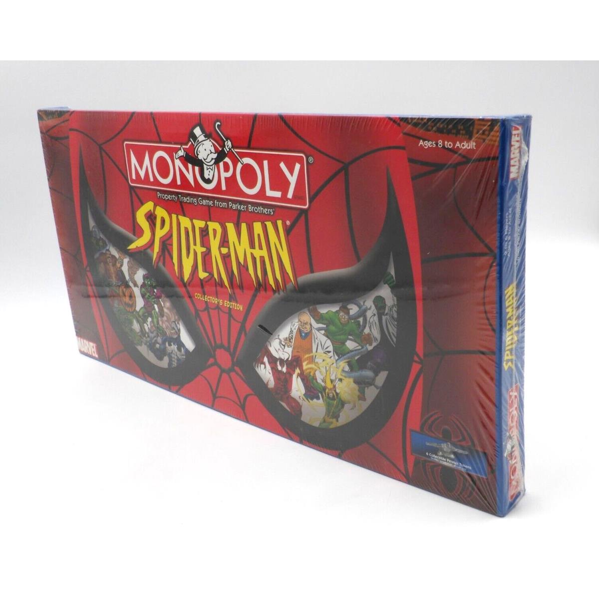 Marvel Spider-man Monopoly Board Game Hasbro 2002 Damage Box