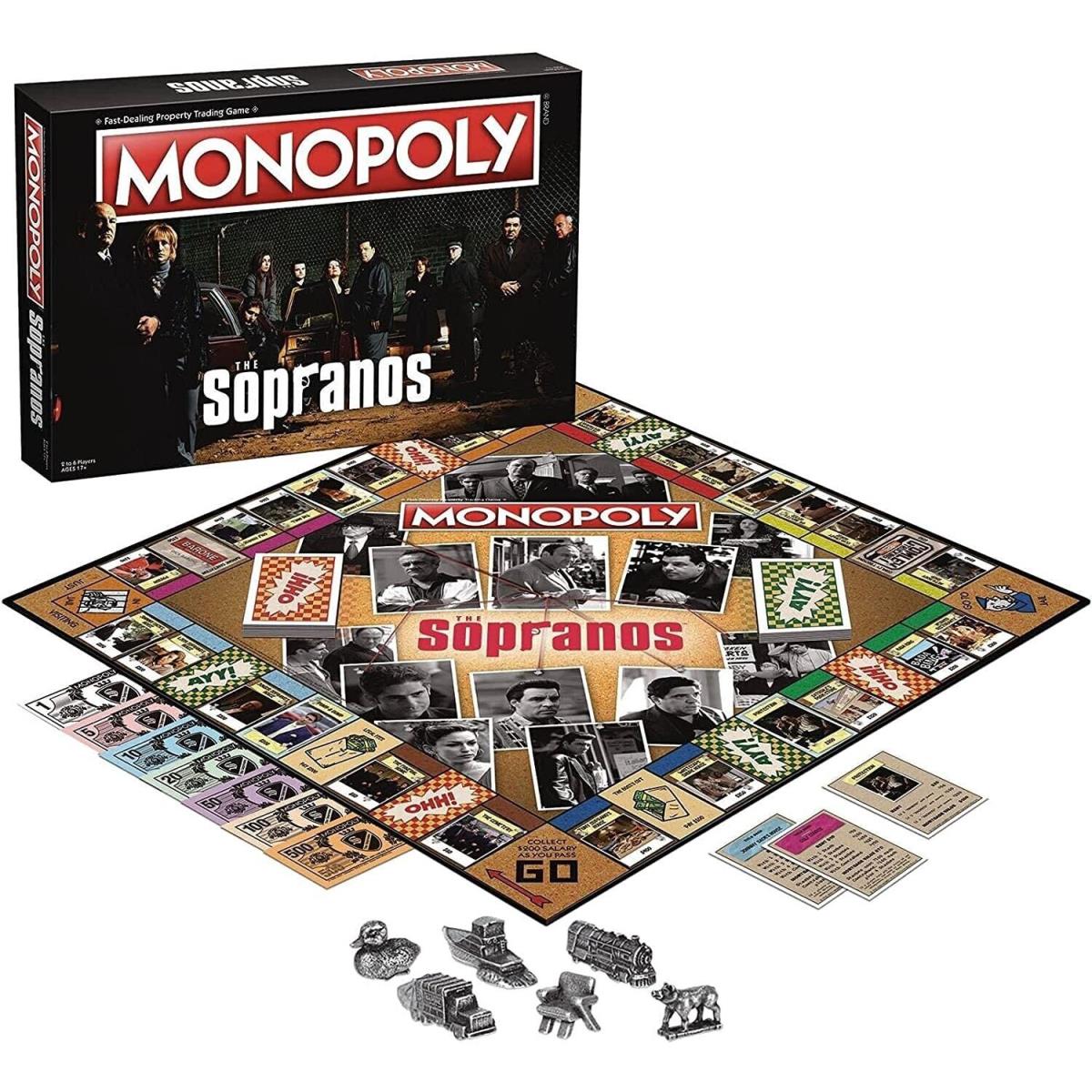 Hasbro Hbo The Sopranos Monopoly Board Game