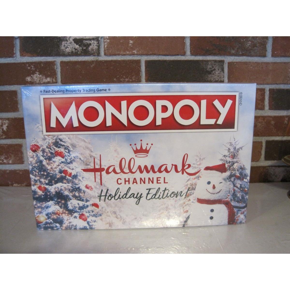 2020 Monopoly Hallmark Channel Holiday Edition Property Trading Game--new