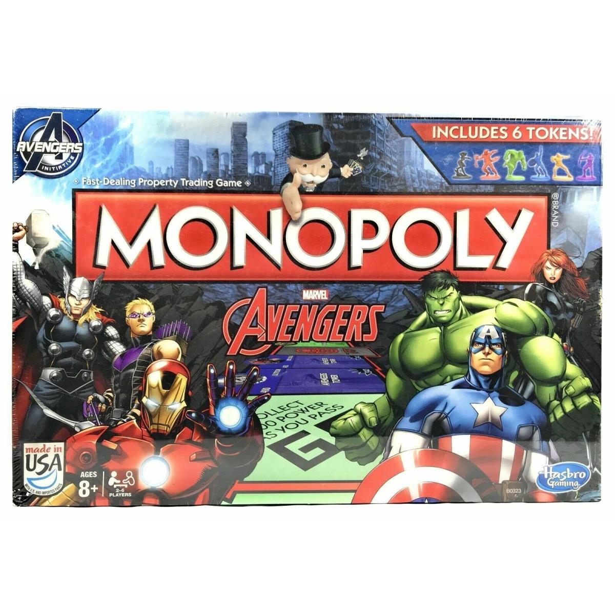 Monopoly Marvel Avengers - Hasbro Parker Brothers - Property Trading Game
