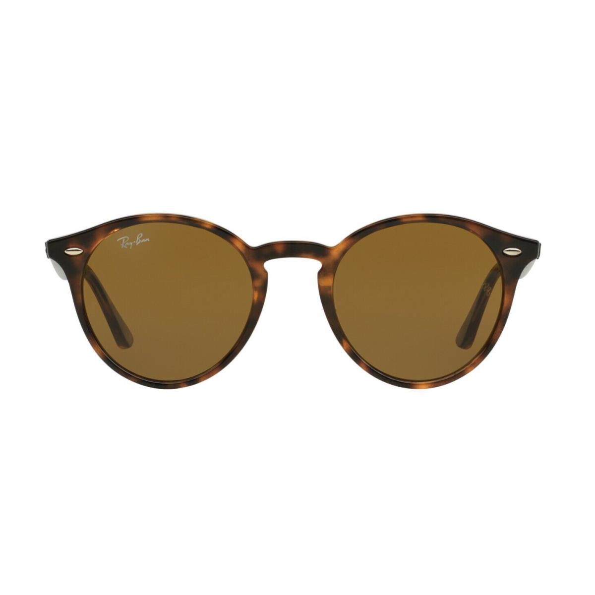 Ray-ban Round RB 2180 Havana/B-15 Classic Brown 710/73 Sunglasses