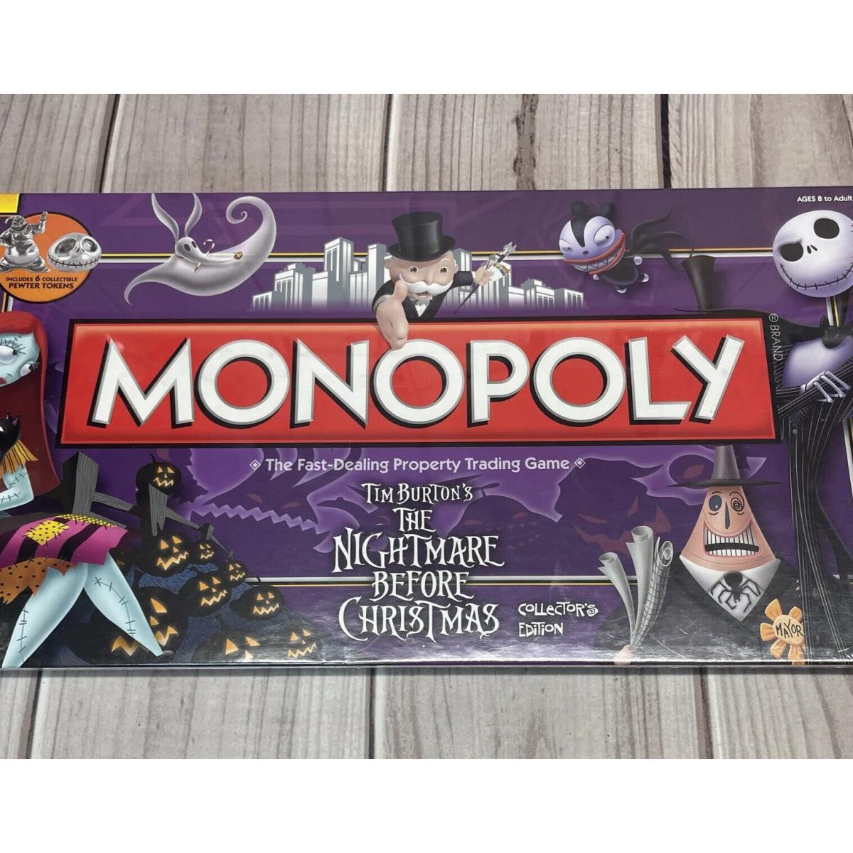 Monopoly Disney Tim Burton`s The Nightmare Before Christmas Collectors Edition