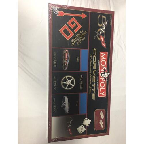 Monopoly Corvette Monpoly-50Th Anniversary Collection Edition In Plastic