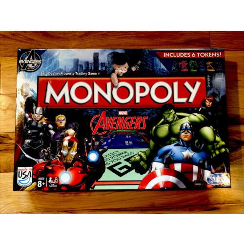 Hasbro Marvel Avengers Monopoly Game 2014 Out OF Print