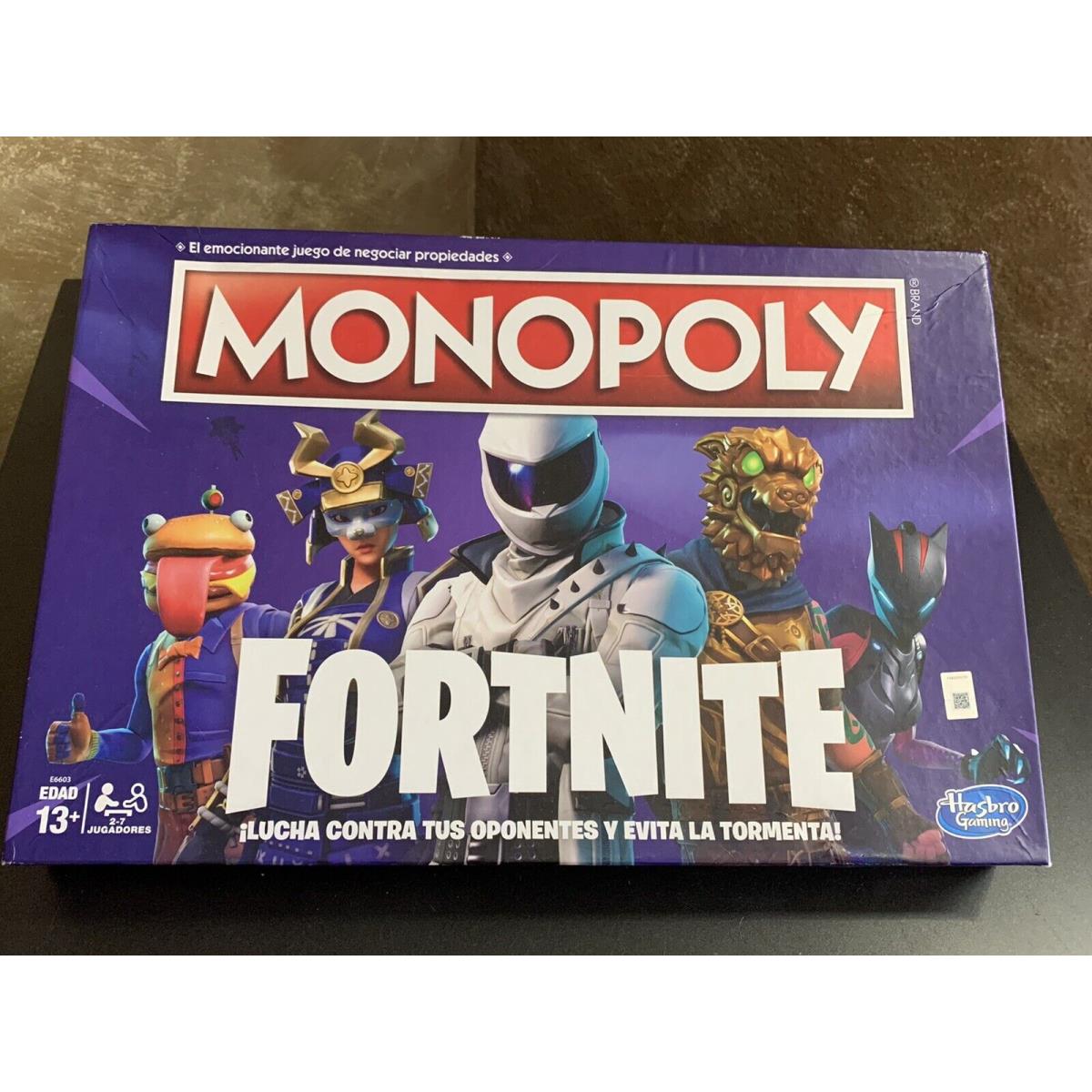 Monopoly Boardgame - Fortnite - Spanish Version