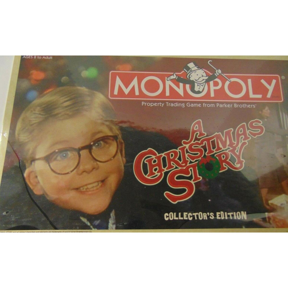 Monopoly A Christmas Story Collectors Edition 2007 w/6 Tokens Shelf Worn