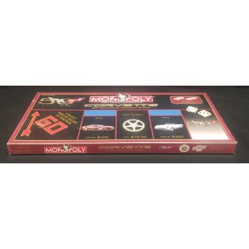 Vtg 2002 Parker Brothers Monopoly Corvette 50th Anniversary Collector`s Ed