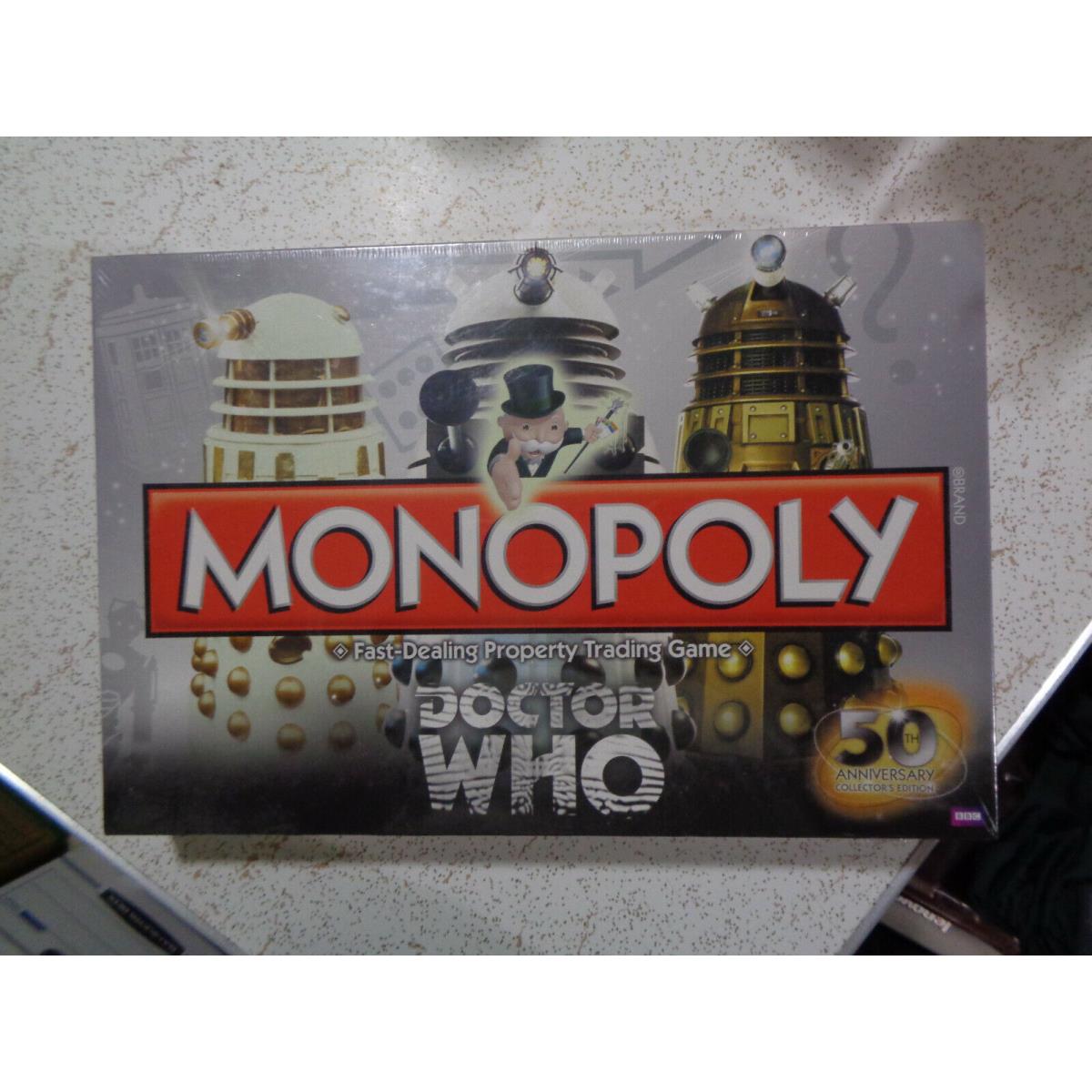 Monopoly Doctor Who 50th Anniversary Collector`s Edition 2012 Sealed