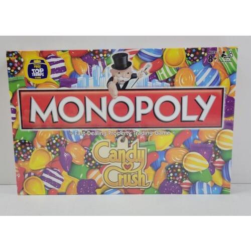 2018 Monopoly Candy Crush Board Game - Never Used