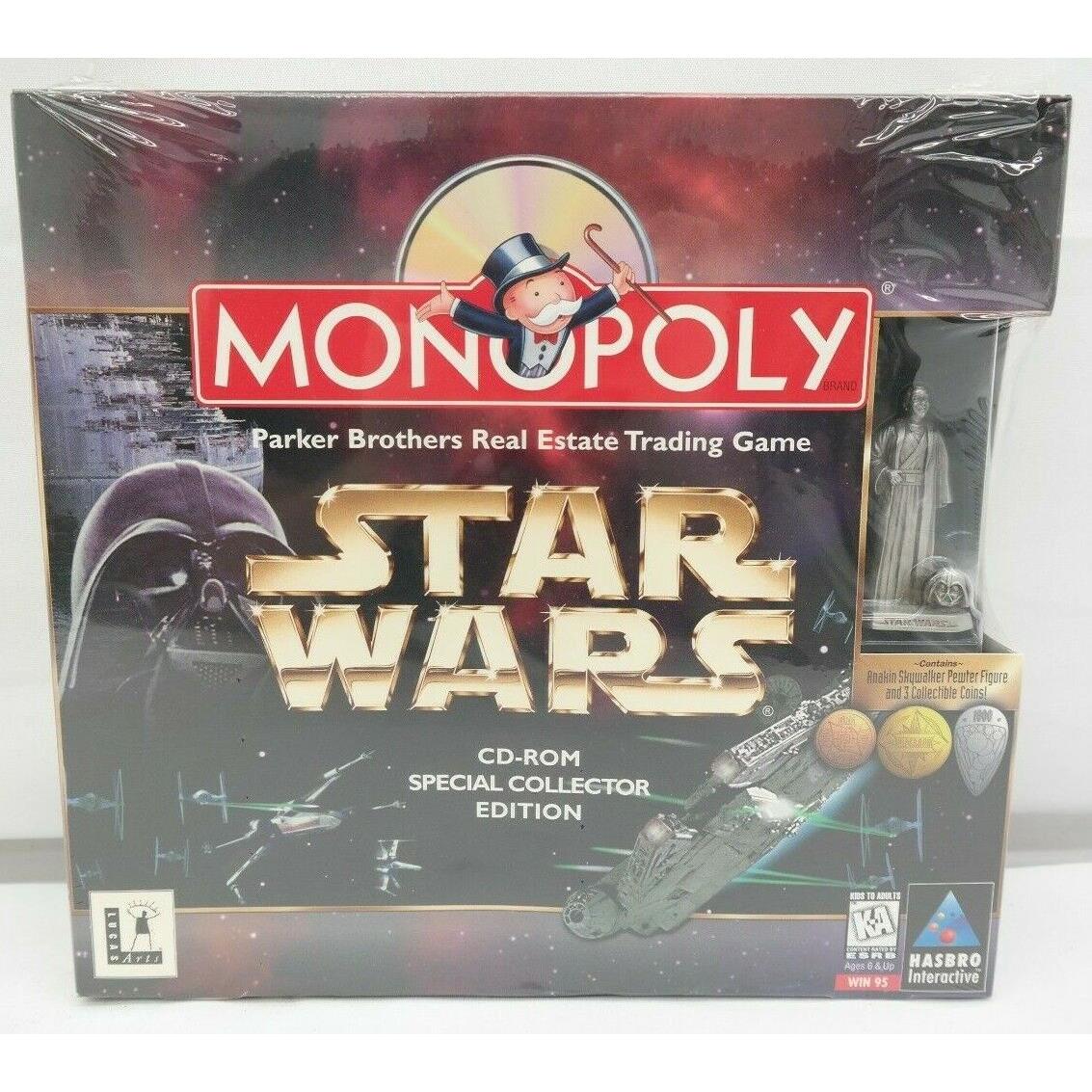 Star Wars Monopoly Cd-rom Special Collector Edition TY