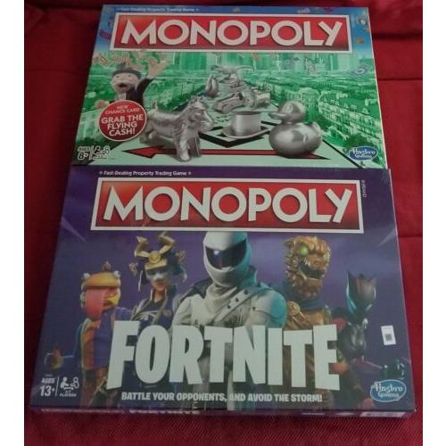 Monopoly Classic Edition Fortnite Family Fun Time Fast