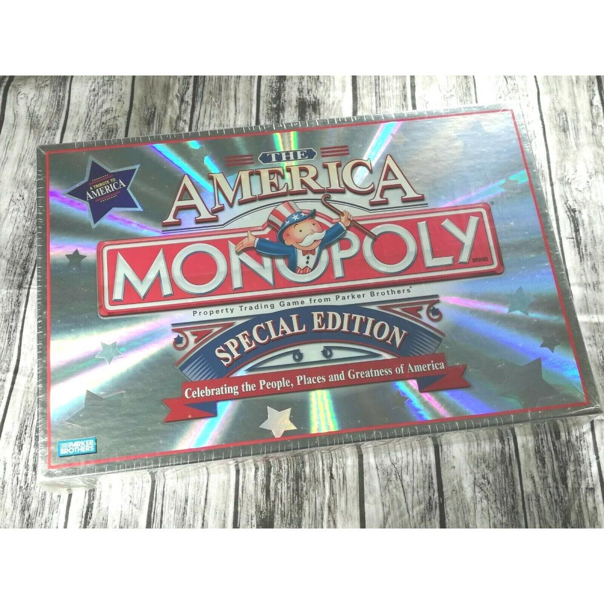 Monopoly The America Special Edition 2002 Hasbro Parker Brothers 40798
