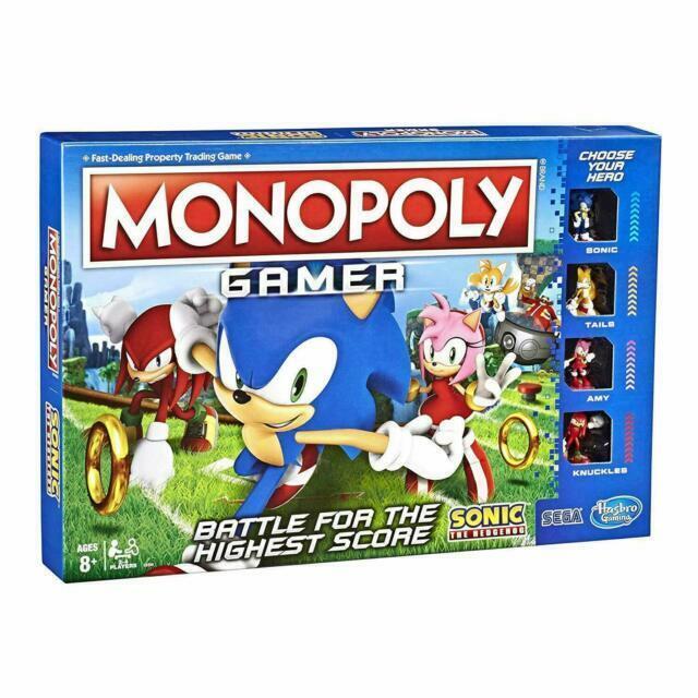 Hasbro 2018 Monopoly Gamer Sonic The Hedgehog