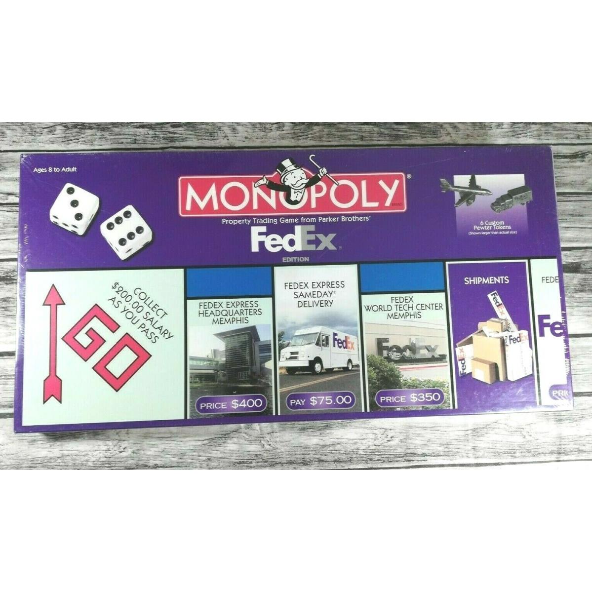 Monopoly Fedex Edition 2004 Hasbro Usaopoly