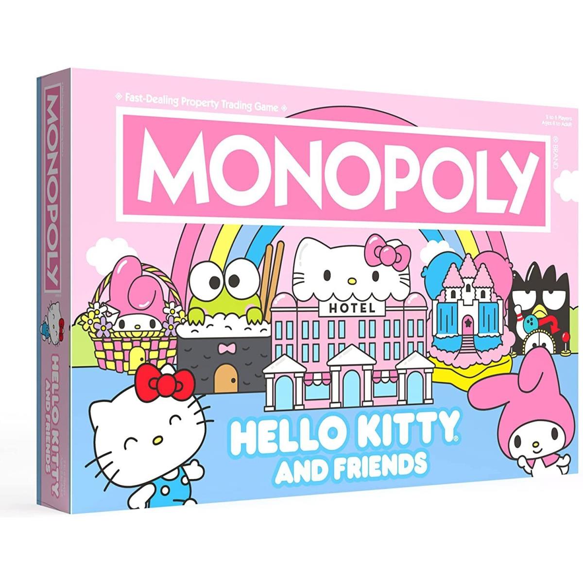 2022 Hello Kitty Monopoly Collector`s Edition Board Game Hasbro Sanrio Kuromi