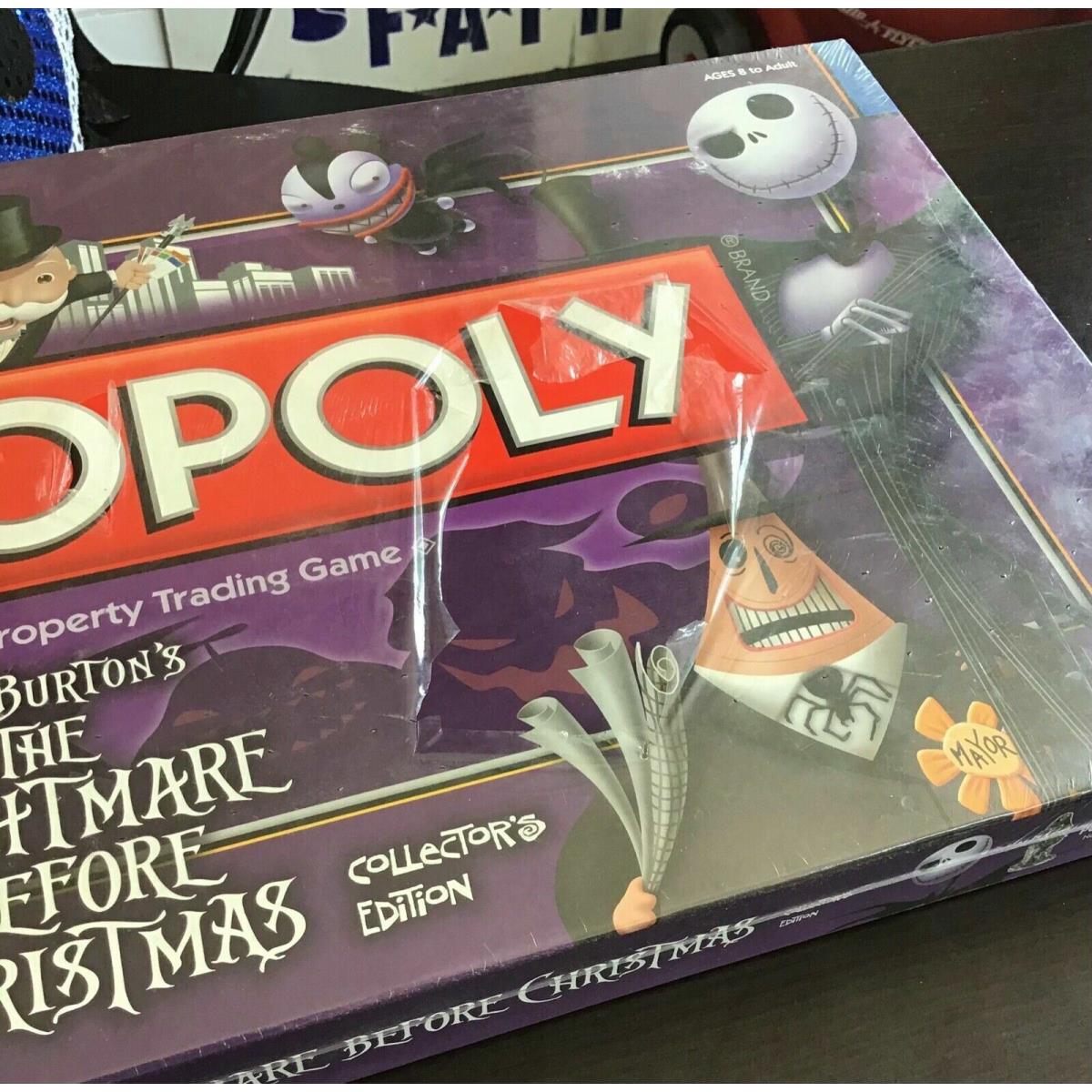 Tim Burton / The Nightmare Before Christmas / Hasbro Monopoly Board Game