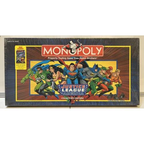 Hasbro Monopoly Justice League Of America 1999