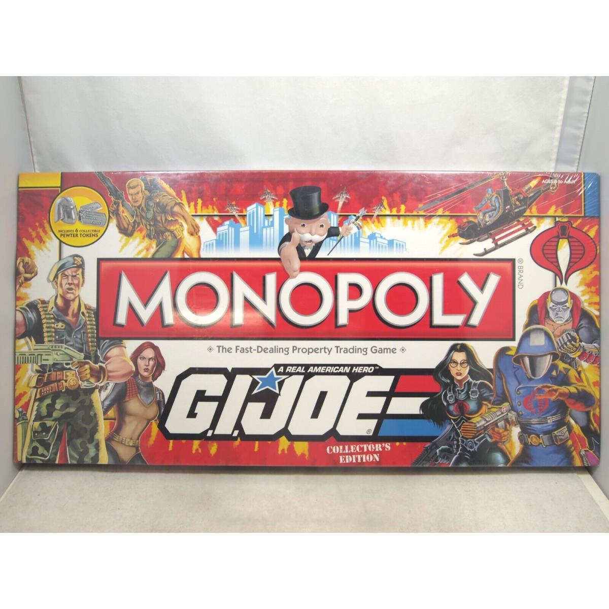 G.i.joe Collector`s Edition Monopoly Board Game Rare
