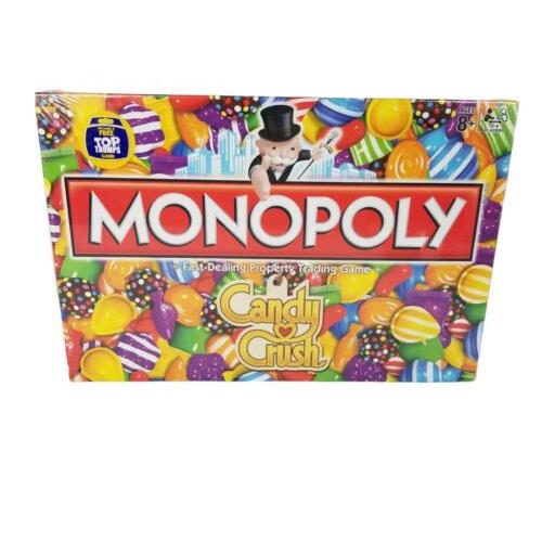 Monopoly Candy Crush King Hasbro 2018 Rare Find Special Great Gift