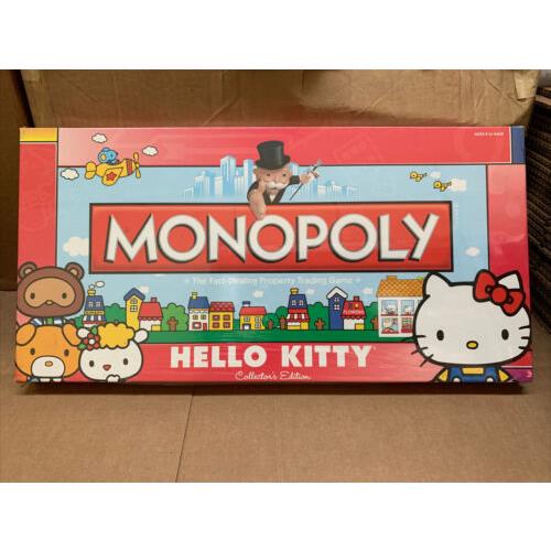 2010 Hasbro Usaopoly Sanrio Hello Kitty Monopoly Collectors Edition