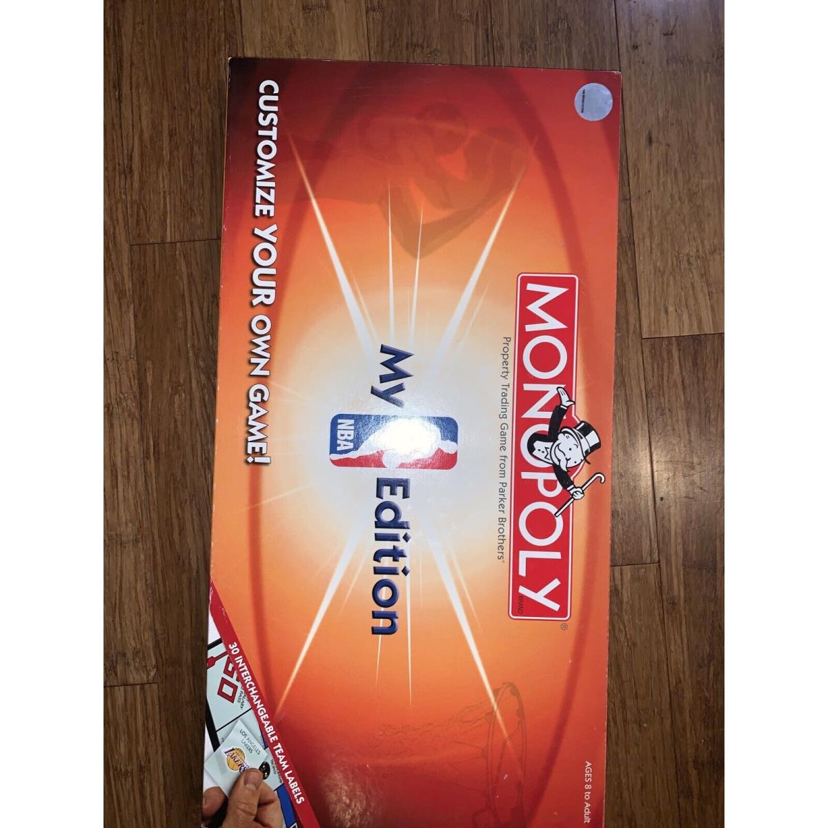 Monopoly My Nba Basketball Edition 2006 Pewter Peices New