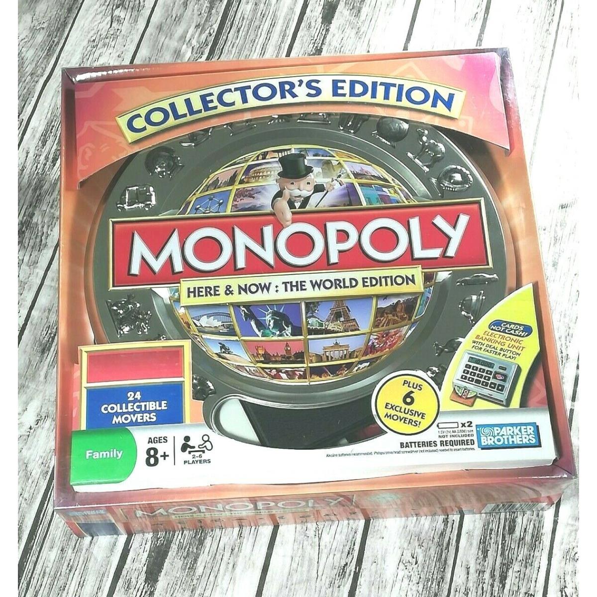 Monopoly Here Now: The World Edition Electronic Banking 2008 Hasbro