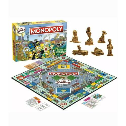 2001 Hasbro Monopoly The Simpsons Edition Complete