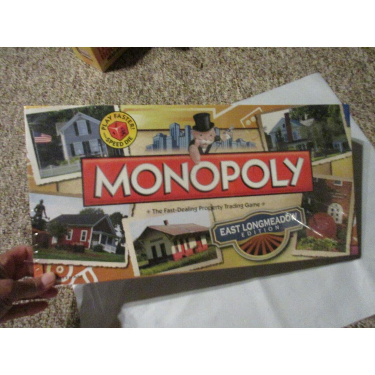 Monopoly East Longmeadow Edition Only 900